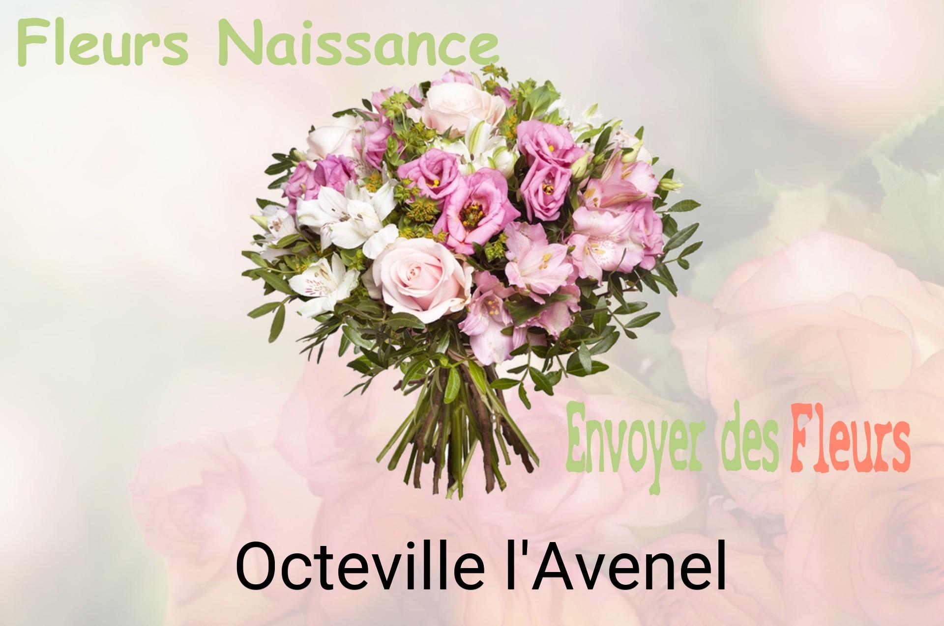 Bouquet de fleurs de naissance livré à Octeville-l'Avenel